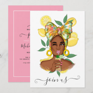Invitation de fête de bachelorette d'été
