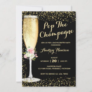 Invitation de fête de bachelorite au brunch Champa