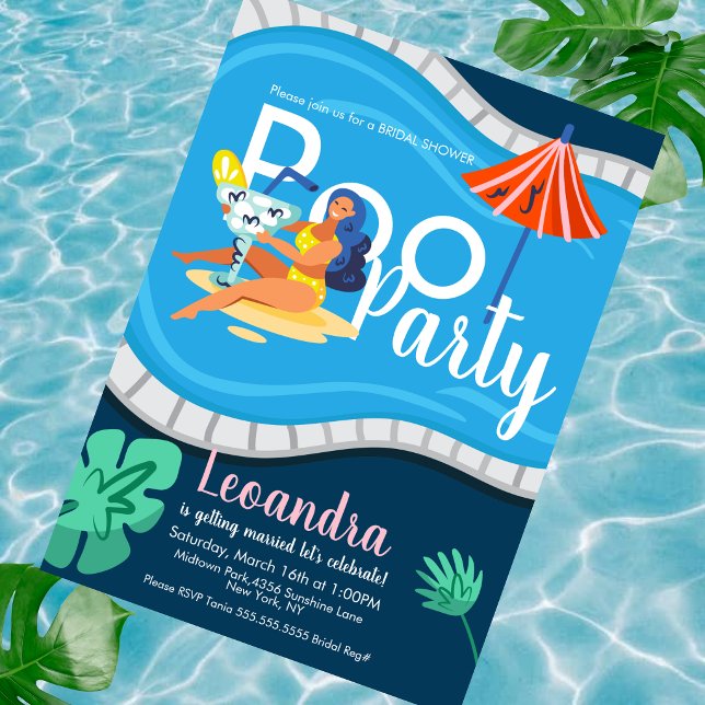 Invitation de fête de douche de mariée adulte pour (Créateur téléchargé)