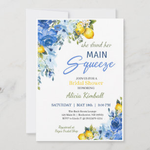 Invitation de Fête de Fiançailles aux Citrons à Mo