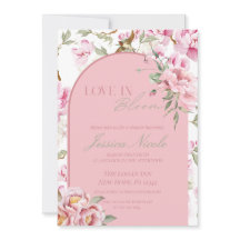 Invitation de Fête de Fiançailles Love In Bloom
