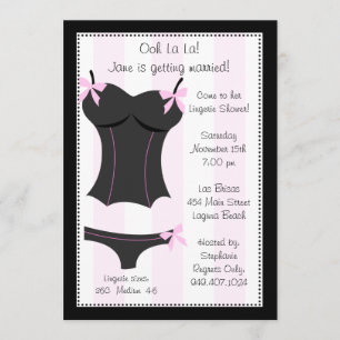 Invitation de Fête de la mariée