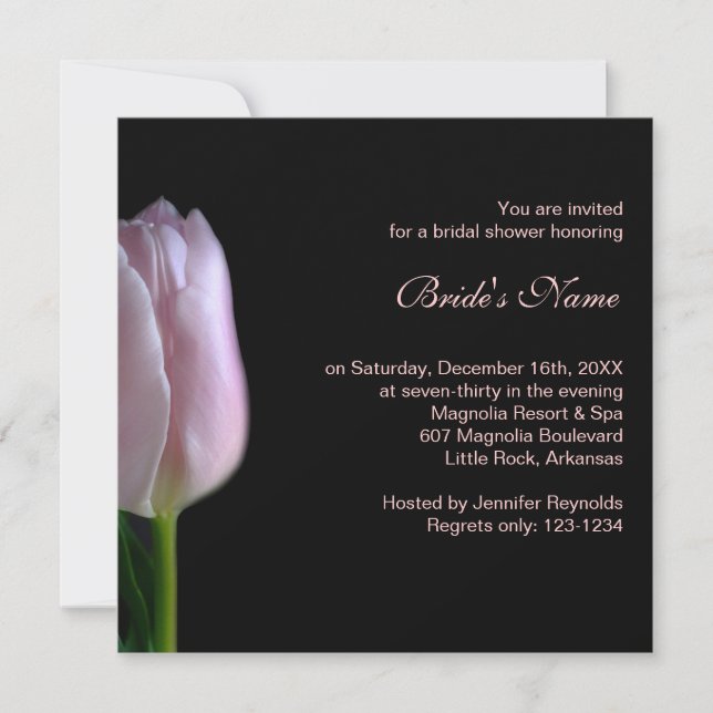 Invitation de Fête de la mariée (Devant)