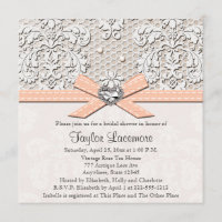 Invitation de Fête de la mariée de diamant de