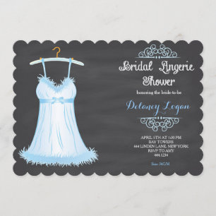 Invitation de Fête de la mariée de lingerie