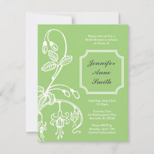 Invitation de Fête de la mariée - défenseurs de la