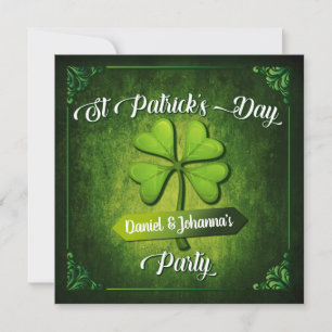 Invitation de fête de la Saint Patrick personnalis