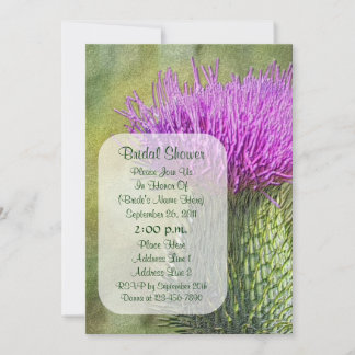 Invitation de Fête de l'mariée à fleurs d'art de c