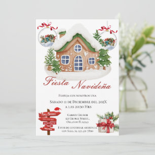 Invitation de fête de Noël