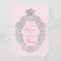 Invitation de fête de princesse de conte de fée vi