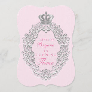 Invitation de fête de princesse de conte de fée vi