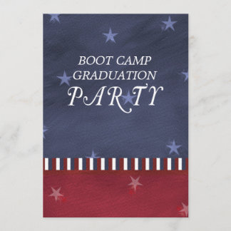 Invitation de fête de remise des diplômes de Boot