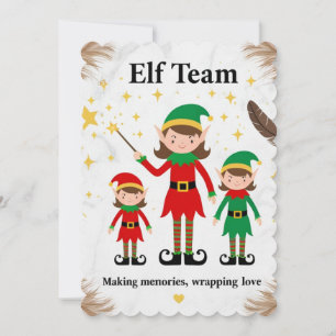 Invitation de fête de vacances d'équipe de Luxe Bo