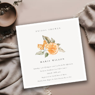 Invitation de Fête des mariées botanique minimal o