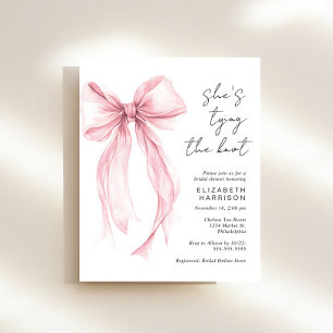 Invitation de Fête des mariées d'aquarelle de la c