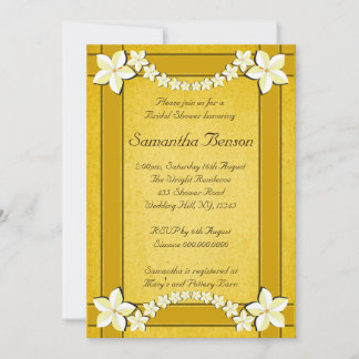 Invitation de Fête des mariées de Mariage Rustic G