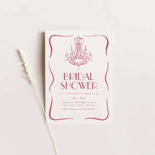 Invitation de Fête des mariées vintage Whimsical R