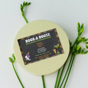 Invitation de fête d'Halloween amusante pour adult