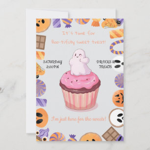 Invitation de fête d'Halloween modifiable - mignon