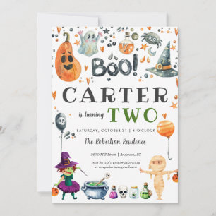 Invitation de fête d'Halloween pour enfants