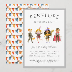 Invitation de fête d'Halloween pour enfants