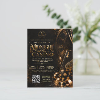 Invitation de fête du Nouvel An d'entreprise de ca