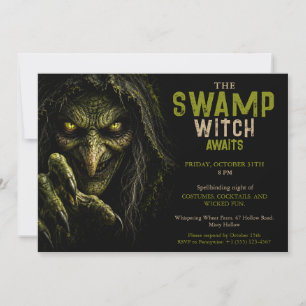 Invitation de fête en costume d'Halloween de sorci