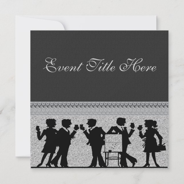 Invitation de fête festive personnalisée (Devant)