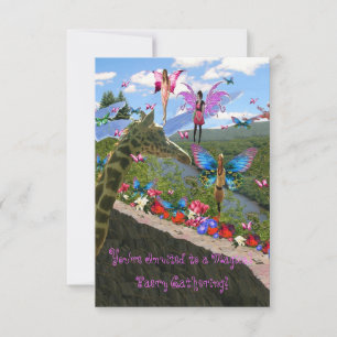 Invitation de fête Foire (Fée) Rassemblement