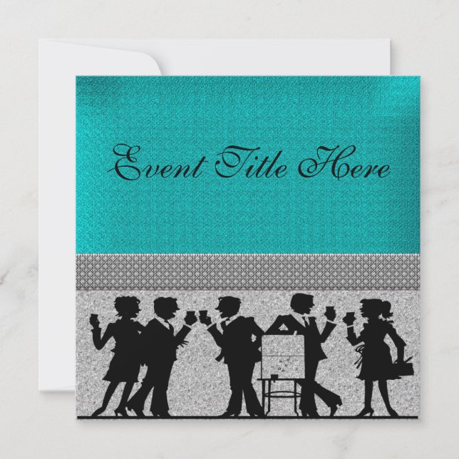 Invitation de fête personnalisée (Devant)