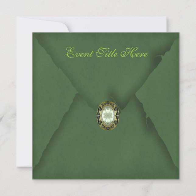 Invitation de fête personnalisée avec bijoux (Devant)