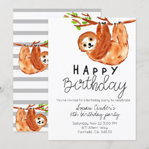 Invitation de fête pour enfant mignon
