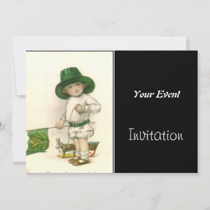 Invitation de fête vintage