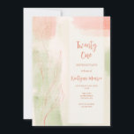 Invitation de feuillage à l'aquarelle<br><div class="desc">Une invitation dessinée à la main à l'aquarelle avec des couleurs atténuées et des fouets de feuillage. (Image par Freepik). La carte est facile à personnaliser avec votre libellé, police et couleur de police. Vous n'avez pas exactement ce que vous recherchez ? Tous nos produits peuvent être conçus sur mesure...</div>