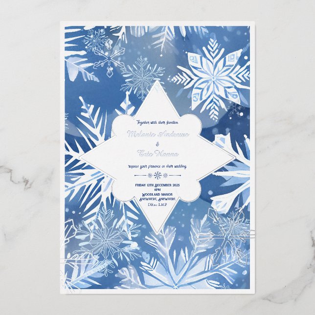 Invitation de feuille de métal (Recto)