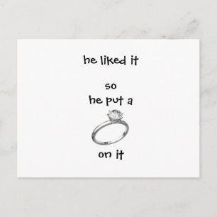 Invitation de fiançailles