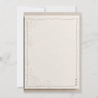 Invitation de fiançailles de mariage