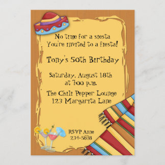 Invitation de fiesta