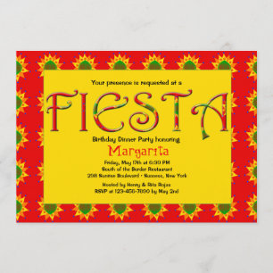 Invitation de fiesta
