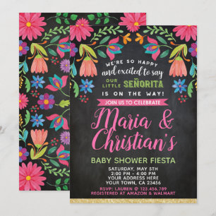 Invitation de Fiesta Baby shower