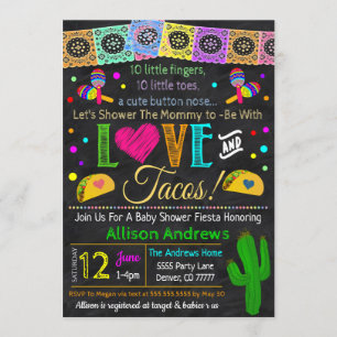 Invitation de Fiesta Baby shower