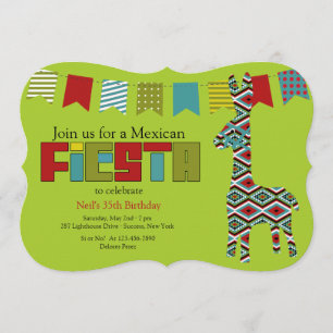 Invitation de Fiesta Burro