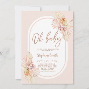 Invitation de filles du désert de Boho Blush