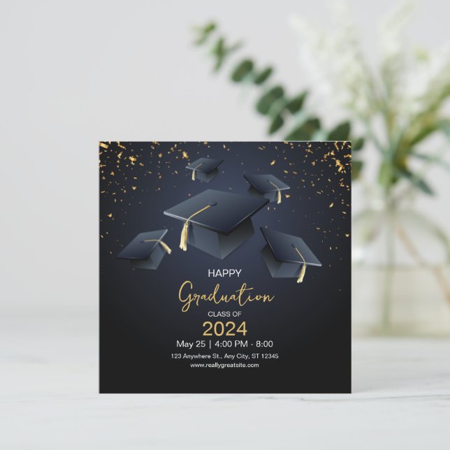 Invitation de fin d'études heureuse, promotion 202 (Debout devant)