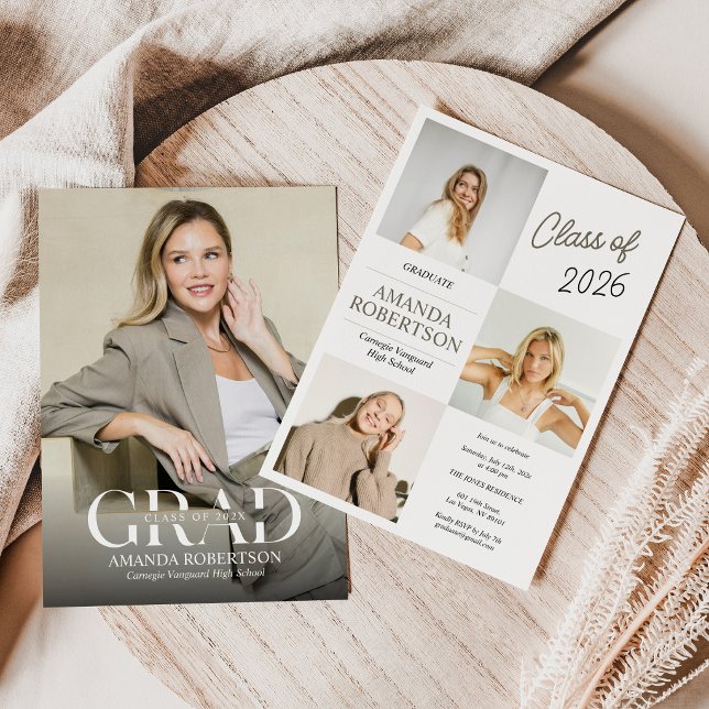 Invitation de fin d'études Photo Populaire (Créateur téléchargé)