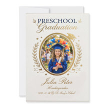 Invitation de fin d'études pour enfants, maternell