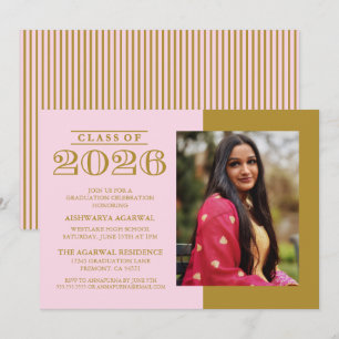 INVITATION DE FIN D'ÉTUDES PROMOTION 2026 CLASSIQU