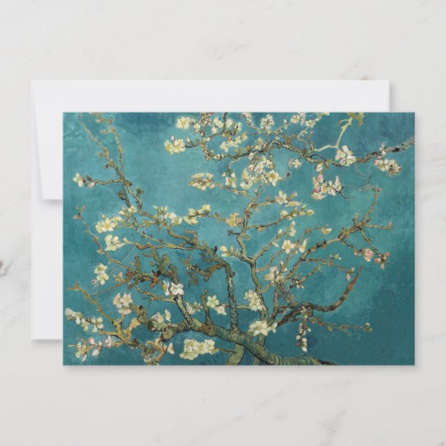 Invitation de fleurs d'amandes (Devant)