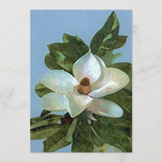 Invitation de fleurs de Magnolia