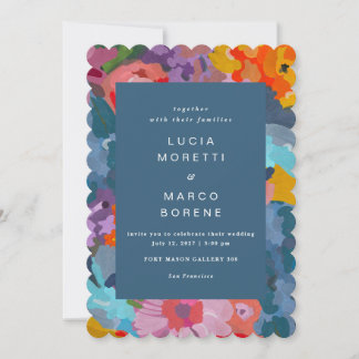 Invitation de fleurs radiantes